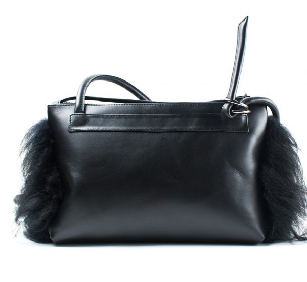 Mountain cow leather bag "Jella fur" by June9Concept